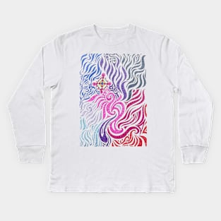 Kite in an Updraft (no background) Kids Long Sleeve T-Shirt